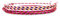 Made by Nami Surfer Fußband 2-er Set Damen & Herren - Dünnes Boho Hippie Fußkettchen geflochten- Handmade Strand Festival Accessoires - 100% Wasserfest & Verstellbar (Rot & Bunt)