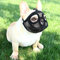 Maulkorb Hunde Klein Hundemaulkorb Bulldogge Anti Bellen Hundemündung mit Verstellbarer Schlaufe Maulkörbe Anti Beißen Mesh Hundemaske für Mops Shih-Tzu Pekingese Französische/Englische Bulldogge