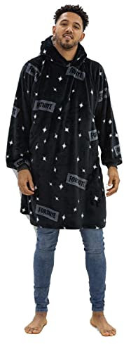 GAMER Fleece Oversized Hoodie - Official Gaming Movie Designs - Super Soft Lounger Blanket Hoody - 100% Polyester - Available in Adults (L) and Kids (M) Sizes (Medium)