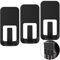 Magnetic Grill Hooks, Magnet Hooks for Grills, Rust Proof & Heavy Duty Outdoor Magnetic Hooks, Grills Magnetic Hooks for Barbecue Tool, Outdoor Hanging, Refrigerator, Grill, Kitchen, Black(3 Pack)