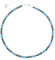 Feliss Handmade: Ketten aus Perlen, Halskette Damen. Statement Kette 45 cm lang. Choker Halsband, aesthetic Necklace Schmuck. Beads Perlenkette für Frauen in bunt mit Keramikperlen (Ocean Blue)