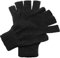 OgLuxe Thermo-Fingerlose Handschuhe, Wärmehaltung, Unisex, extra warm, gefüttert, Fleece, isoliert, gestrickt, fingerlose Handschuhe, ideal für kalte Tage, gemütlich und bequem, Schwarz , One size