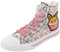 Pokémon Eevee - Cupcake Donna Sneakers Alte Rosa/Bianco EU38 Tessuto