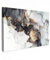 MuchoWow© Impression sur Toile Decoration Murale Peinture 60x40 cm Tableaux Decoratifs Muraux Décoration Chambre Marbre - Or - Abstrait - Noir et blanc - Luxe