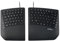 Perixx PERIBOARD-524B DE Ergonomische Split-Tastatur | TKL-Design, Verstellbarer Winkel, Flache Membrantasten, QWERTZ, Schwarz