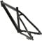 HarBin-Star Fahrradrahmen für Mountainbike, Aluminiumlegierung Fahrradrahmen für 26 Zoll Mountainbike, MTB-Fahrradrahmen， Rahmen bis 80-120kg (Schwarz)