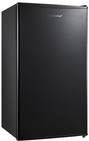 Comfee Table Top Kühlschrank RCD132DK2, 85 cm hoch, 47,2 cm breit, Tischkühlschrank, Wendetür