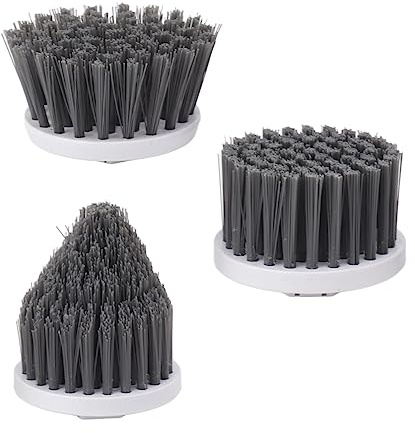 Elektrischer Spin Scrubber Ersatzbürstenkopf Verbesserte Reinigungswirkung Hygiene 3PCS Akku-Reinigungsbürsten Heimgebrauch (Kleine Scheibe, große Scheibe, spitz)