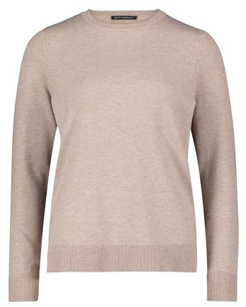 Betty Barclay Damen Basic-Strickpullover mit Rundhalsausschnitt Funghi Melange,46