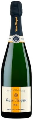 Veuve Clicquot Rich Champagne 75cl 12% | Champagne AOC 12%. Profil frais et fruité. Se déguste sur glace.