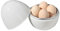 Microwave Egg Boiler, 4 Egg Capacity Rapid Egg Steamer, Microwave Egg Poachers Microwave Egg Cooker for Soft Hard Boiled Eggs in Under 10 minutes, Kitchen Gadgets for Quick Egg Boiling 15.9x13.3cm