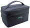 Parti Fish Bolsa Isotermica Mujer Hombre, 3L Mini Bolsa Termica Porta Alimentos Lonchera Termica, Multiusos Bolsa Nevera de Hielo Leche Cosméticos Viaje Diaria, Impermeable A Prueba de Fugas, Negra