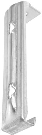 WATIIFUFU Aluminum Alloy Gutter Hanger Heavy Duty Roof Rain Gutter Bracket Rack 6-inch Single Piece Sturdy Drainage Accessory for House