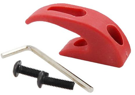 MLWSKERTY Juego de gancho de transporte para gadget para scooter eléctrico, gancho frontal para scooter eléctrico, bolsa de gadget, gancho frontal