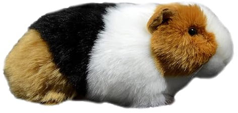 RLOMUTE 7 Zoll Braun Meerschweinchen-Plüschtier realistisches Meerschweinchen-Stofftier weiches kuscheliges für Gastgeschenke Begleiter Schlafzimmer Auto Heimdekoration Sammlergeschenk für Kinder