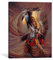 lianyibo Stück Wandkunst auf Leinwand mit indianischem Motiv, Kopfschmuck mit Federn, Kunstdruck, Wanddekoration für Wohnzimmer und Schlafzimmer, 80 x 120 cm, rahmenlos