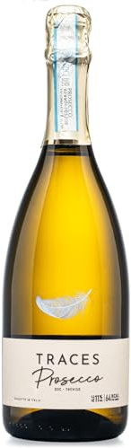 TRACES Prosecco | Light as a Feather Multi Award-Winning Sparkling Prosecco | 750ml Bottle