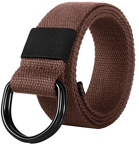 ITIEZY Gürtel Herren Arbeitsgürtel, Stoffgürtel ohne Löcher 38mm