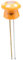 ibasenice 1 Stück Bodentester Boden Meter Pflanzentester Bodenfeuchtigkeitsmesser Anlage Boden pH-Tester Instrument zur Bodenuntersuchung bodenfeuchte Tester gartenerde Tester Plastik Orange