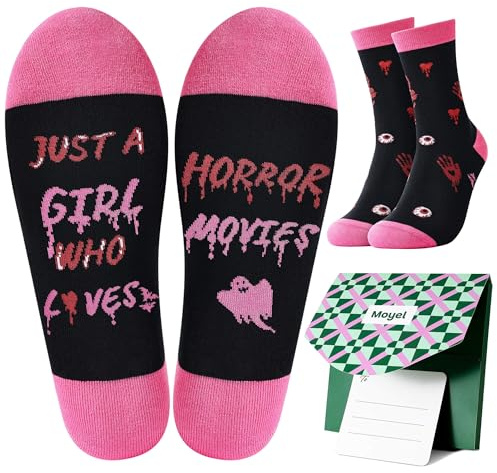 Moyel Dachshund/Capybara/Horror Movie Bestie Gifts for Women Socks Womens 6-9 Gifts for Women Novelty Birthday Presents for Her Anniversary Christmas Friendship Gifts