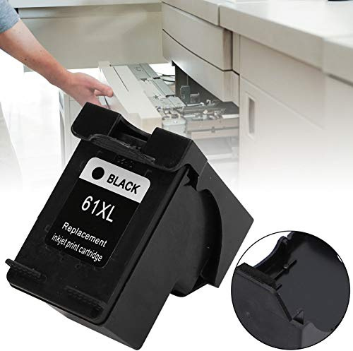 SEAFRONT Tintenpatrone für 61xl, Hochwertige Druckertintenversorgung mit Düsenschutz, Nachfüllbare Tinte für Deskjet- und Envy-Drucker (Black)