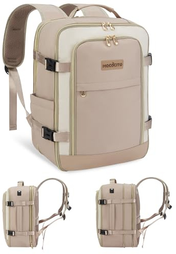 MOCOCITO Handgepäck Rucksack 40x30x20 für Flugzeug Handgepäck 40x30x25 für Eurowings Erweiterbar 30L Klein Reiserucksack Tasche Laptop Rucksack mit USB Ladeanschluss Cabin Bag für Herren Damen