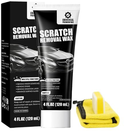 Nettoyant Rayures Peinture Auto,120 ml Pâte Restauratrice,Élimination des rayures auto - Protection Carrosserie Rénovation Entretien Brillance Intérieur
