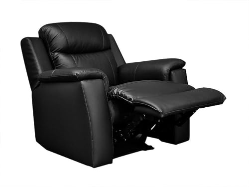 Vente-unique - Relaxsessel 1 Evasion - Leder - schwarz