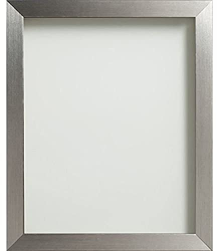 Frame Company Simpson Range Silver Picture Photo Frame, 14x11 inch *Choice of Sizes and Colours* Fitted with Real Glass