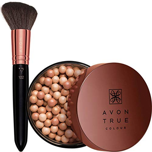 Arabian Glow Bronzing Pearls & Face Brush - Sunkissed Cool Shade