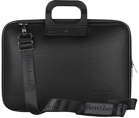 Bombata All Black - Mallette pour ordinateur portable - Sac à bandoulière - Noir Nero 17