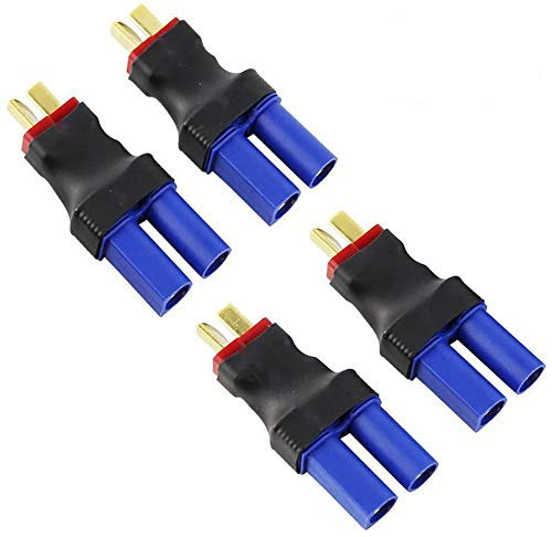 FLY RC 4-Pack Deans T Männlich Stecker auf EC5-Buchse Stecker Adapter für RC LiPo-Batterie