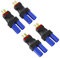 FLY RC 4-Pack Deans T Männlich Stecker auf EC5-Buchse Stecker Adapter für RC LiPo-Batterie