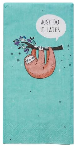 Papiertaschentücher, Motiv: Faultier – später – Handtasche/Taschenformat