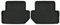 POLGUM 740C Fußmatte Gummimatte Hinten schwarz