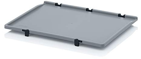 Scharnierdeckel für Auer Eurobehälter 60x40 * Klappdeckel Deckel für Eurobox 60 x 40
