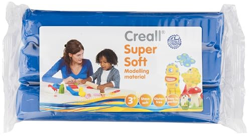 Creall Boetseerklei Soft Blauw 500 Gram.