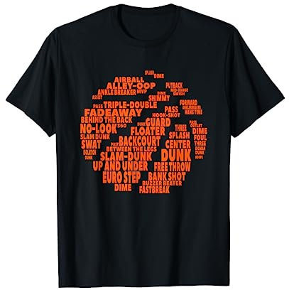 Nuage de mot BASKETBALL | Juste Hoop | Entraînement de T-Shirt