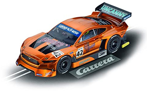 Carrera EVOLUTION I Ford Mustang GTY No.42 I Auto für Rennbahn | Rennbahnen und lizensierte Slotcars | bis zu 2 Spieler | Für Jungs & Mädchen ab 8 Jahren & Erwachsene