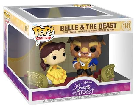 Funko Pop! Moment: Disney - Beauty And The Beast - Formal Belle & Beast - la Bella y la Bestia - Figura de Vinilo Coleccionable - Idea de Regalo- Mercancia Oficial - Juguetes para Niños y Adultos