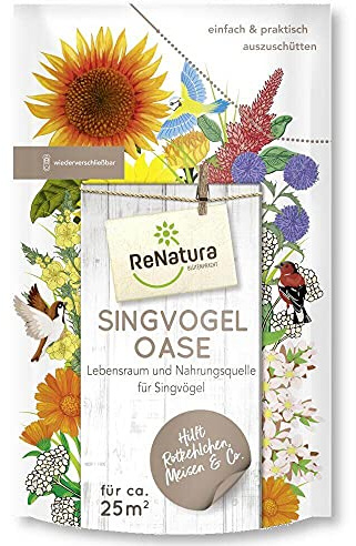 ReNatura Singvogeloase 0,275 kg Blumensamen Nahrungsquelle und Lebensraum