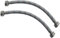 AERZETIX - C51072 - Lot de 2 Flexibles d'alimentation 300mm 1/2'' mâle/femelle - tuyau de raccordement flexible - raccords flexibles pour robinetterie/mitigeur/salle de bain/cuisine/cumulus