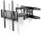 Xantron® ECO-DFM400 Supporto TV girevole & inclinabile/Braccio TV 32-75 pollici/Staffa TV piatto con doppio braccio girevole/distanza ridotta dalla parete - incl. materiale di montaggio