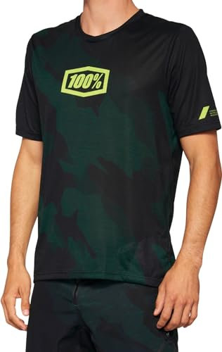 100% AIRMATIC LE Short-Sleeved Jersey Black CAMO - L