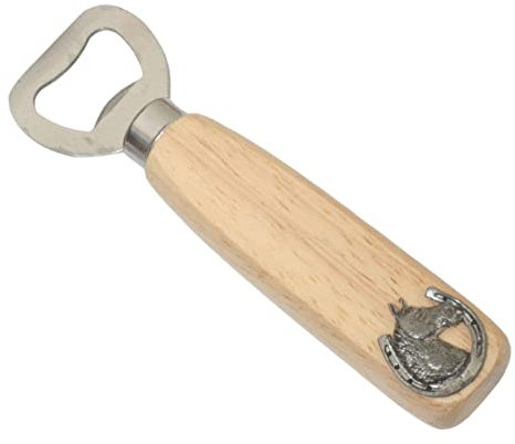 Horse Head in Shoe Wooden Handled Bottle Opener Beer Soda Opener Free Engraving 186