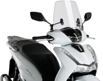 Puig 20363W Trafic Aerodynamische und widerstandsfähige Urbane Windschutzscheibe, Transparent