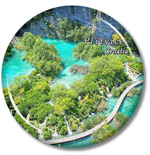 Kühlschrankmagnet Kroatien Plitvice 5,7 cm