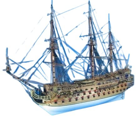 SIourso Wasserfahrzeug-Modellbausätze Model Schiff Maßstab: 1:50 Schiffsmodellbausatz Aus Holz Die San Felipe 1690 Kriegsschiffsmodellbausätze