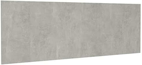 vidaXL Kopfteil Bettkopfteil Betthaupt für Bett Bettgestell Bettrahmen Schlafzimmerbett Wandkopftei Betongrau 240x1,5x80 cm Holzwerkstoff