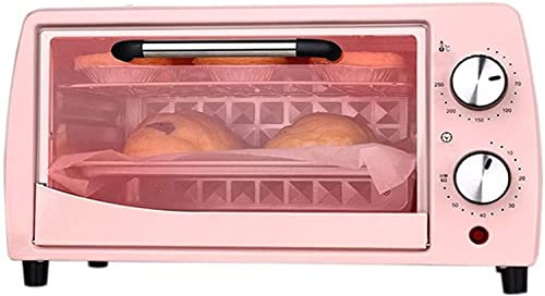 CAZARU Mini Horno de 12 l, Horno Tostador de encimera de convección, Horno eléctrico pequeño, Horno Multicapa, freidora de Aire de Acero Inoxidable, Vida Feliz